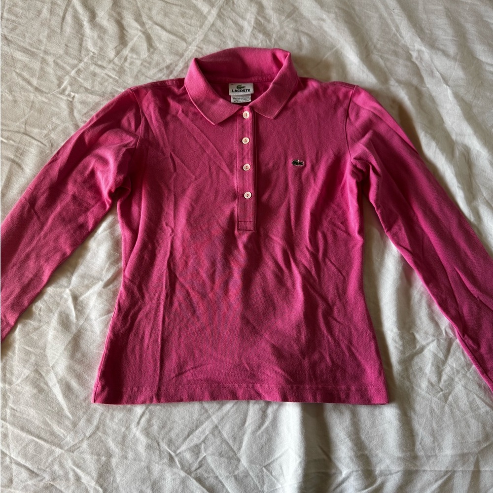 Lacoste Pink Women's Polo Shirt